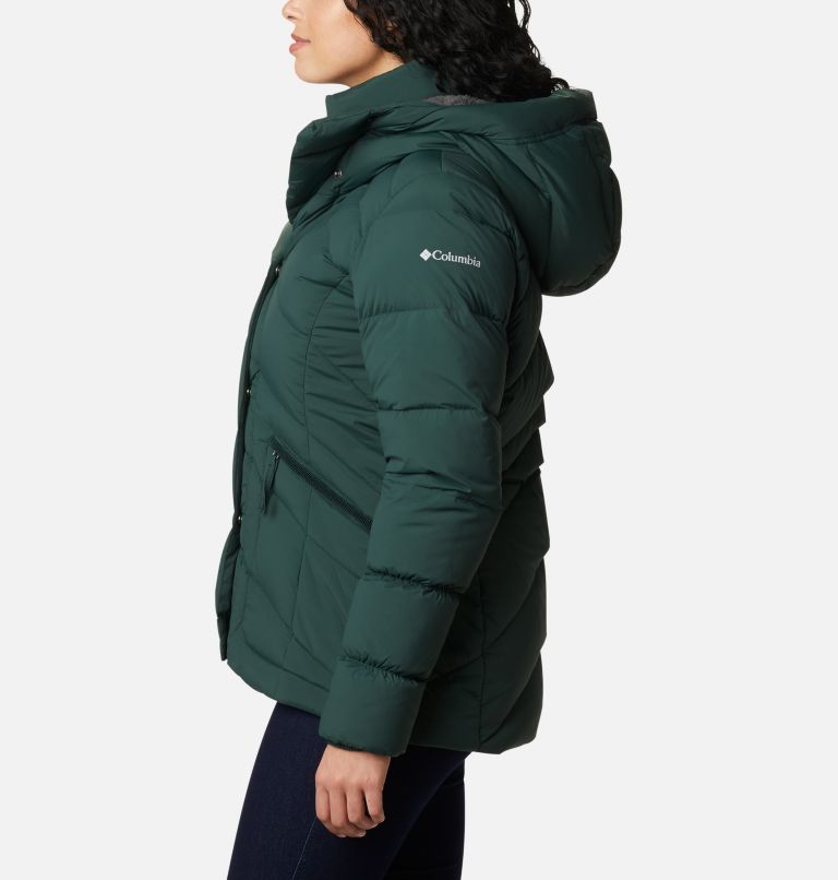 Women's Ember Springs Down Jacket, Color: Spruce, Shark Lining, image 3