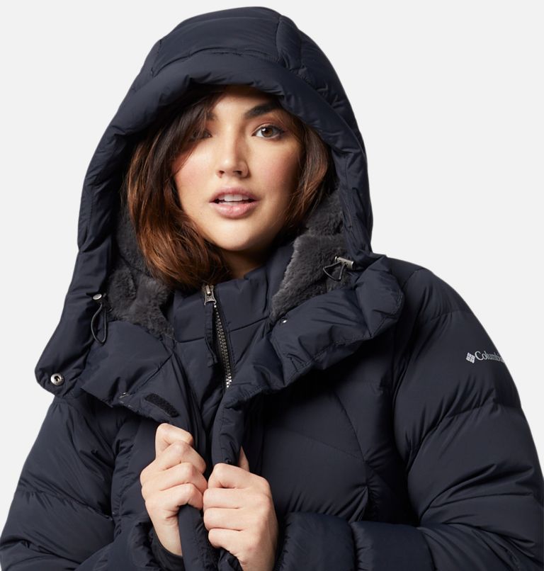 Long down jacket on sale columbia