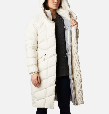 columbia long down jacket