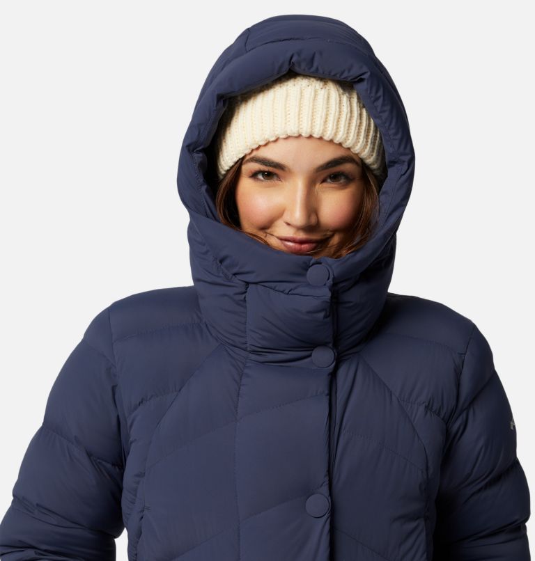 Women's Ember Springs Long Down Jacket, Color: Nocturnal