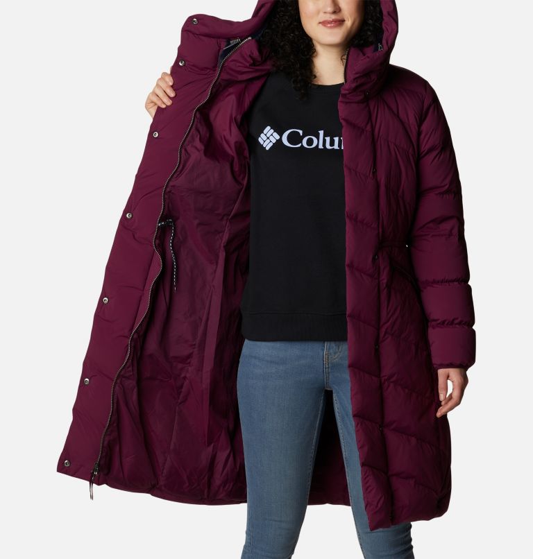 Thumbnail: Women's Ember Springs Long Down Jacket, Color: Marionberry, image 5