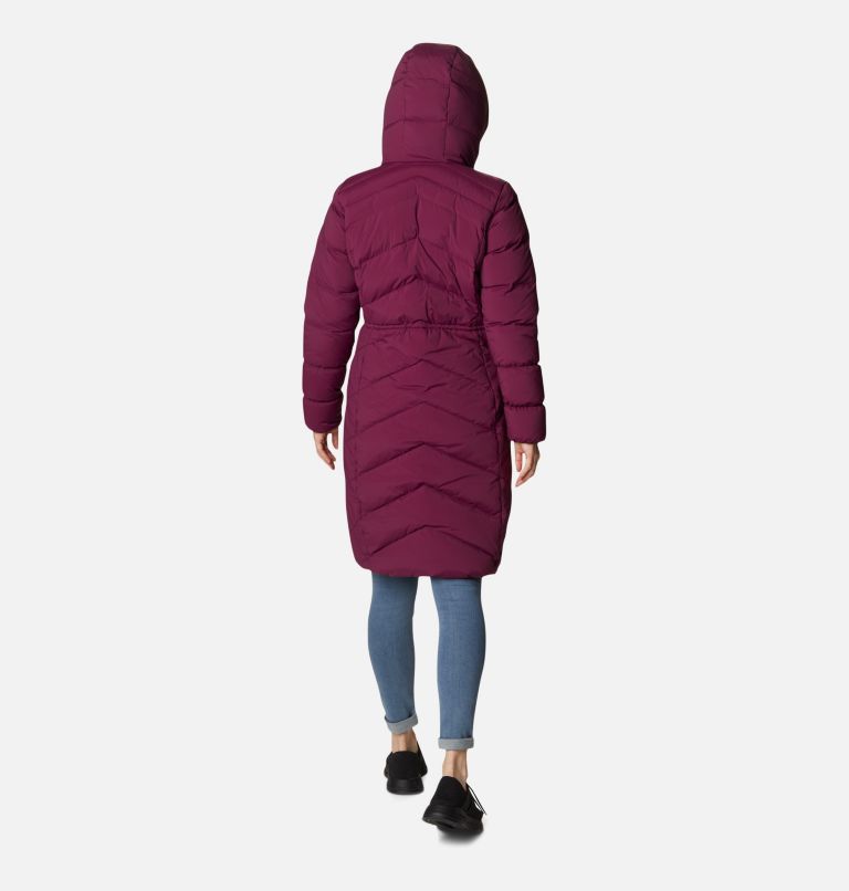 Thumbnail: Women's Ember Springs Long Down Jacket, Color: Marionberry, image 2