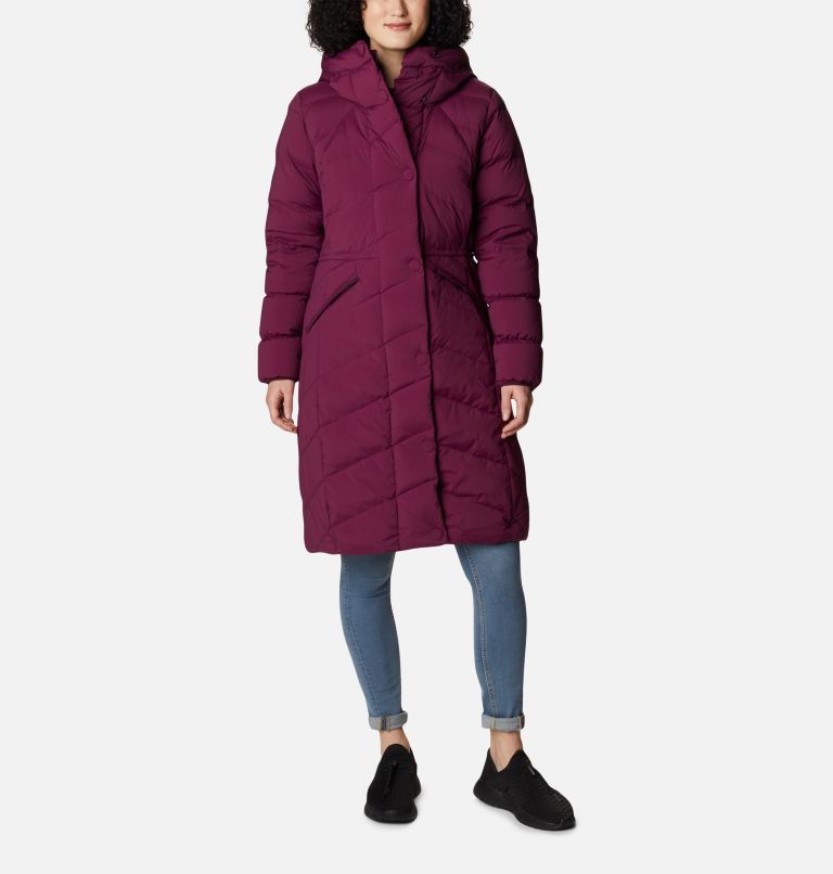 Thumbnail: Women's Ember Springs Long Down Jacket, Color: Marionberry, image 1