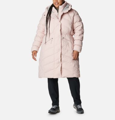 womens long puffer coat with hood