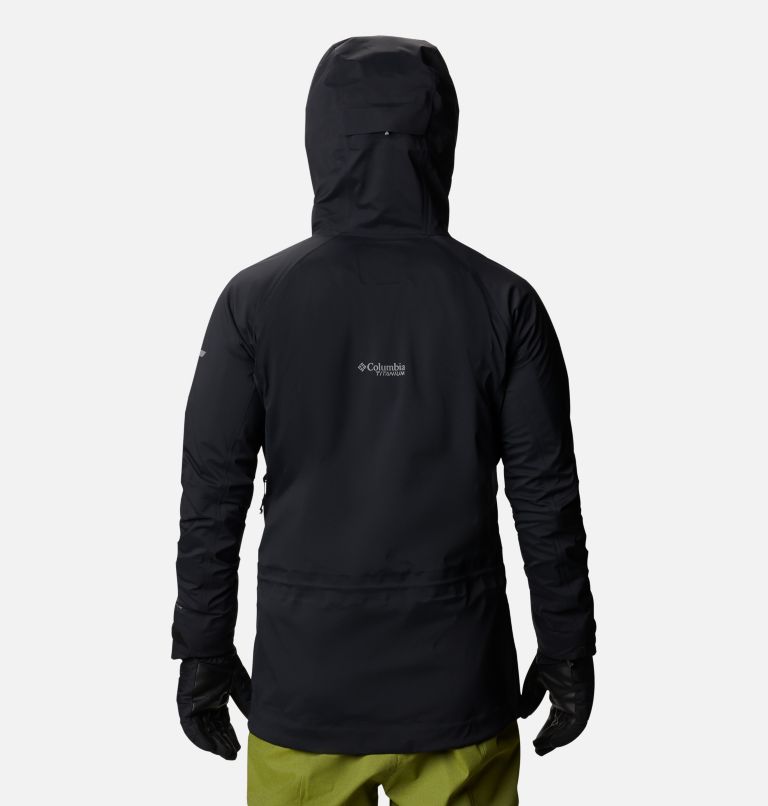 Men's Peak Pursuit Shell, Color: Black, image 2