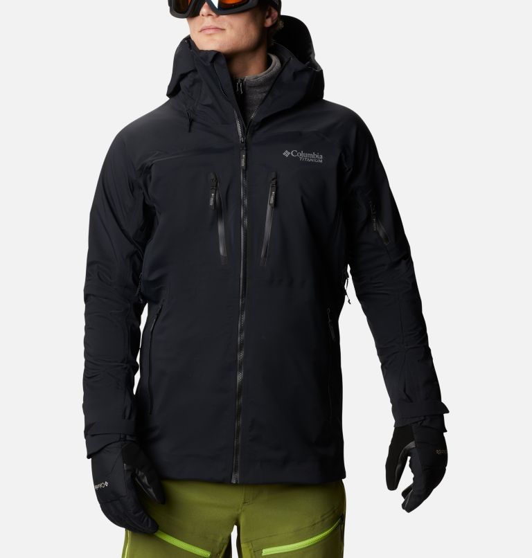 Men's Peak Pursuit Shell, Color: Black, image 1