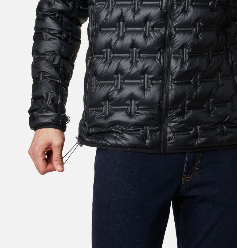 Thumbnail: Men's Alpine Crux Down Jacket, Color: Black, image 7