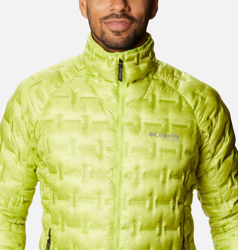 Men's Alpine Crux Down Jacket, Color: Bright Chartreuse, image 4