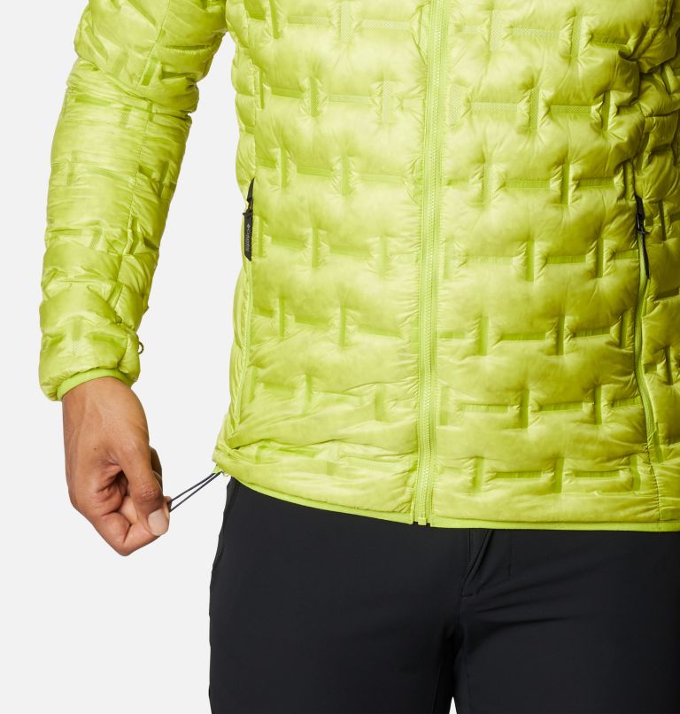 Thumbnail: Men's Alpine Crux Down Jacket, Color: Bright Chartreuse, image 6
