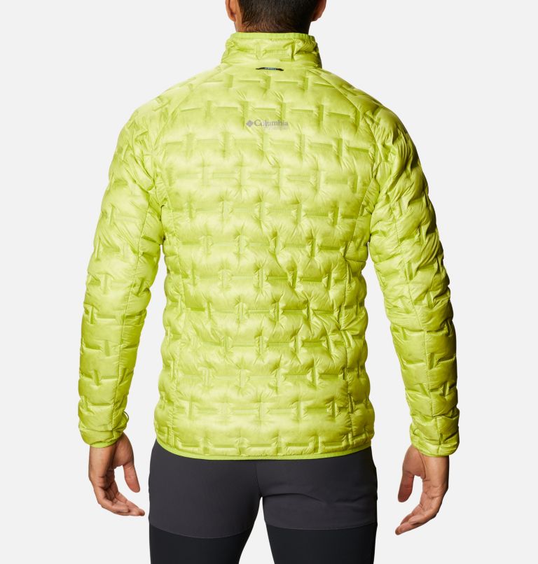 Thumbnail: Men's Alpine Crux Down Jacket, Color: Bright Chartreuse, image 2