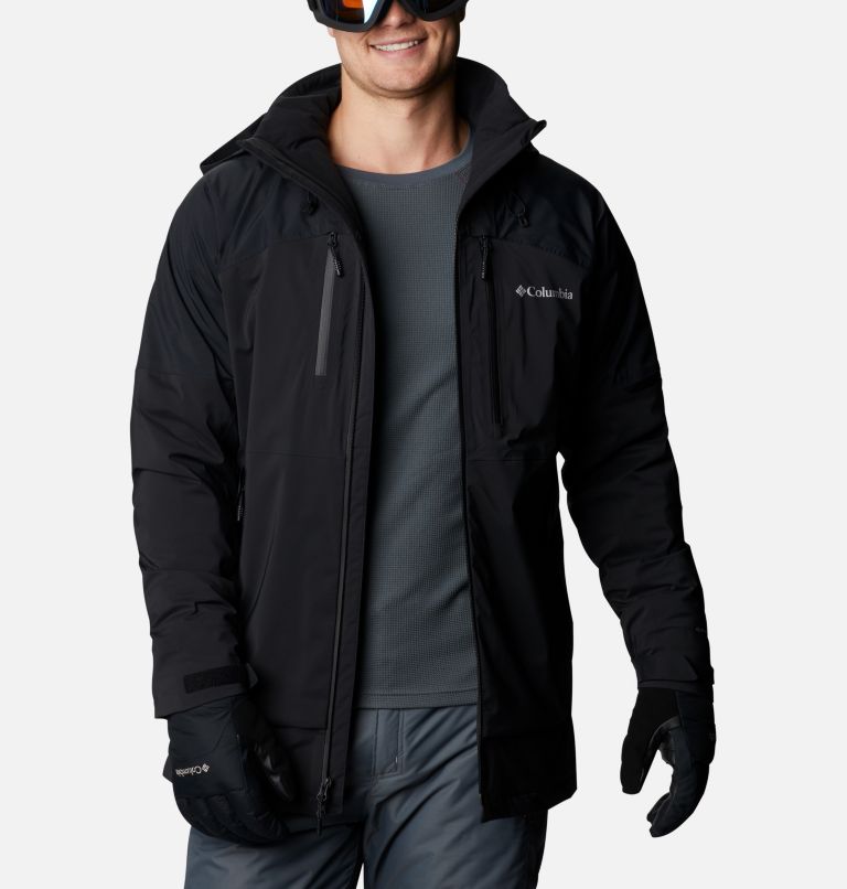 Men's Wild Card Ski Jacket, Color: Black, image 14