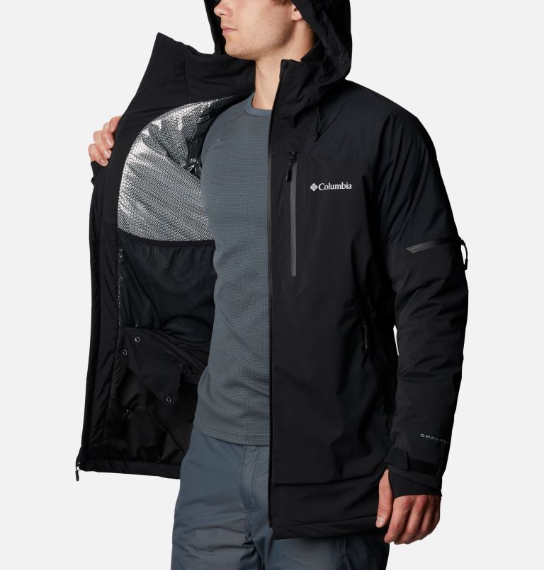 Thumbnail: Men's Wild Card Insulated Ski Jacket, Color: Black, image 7