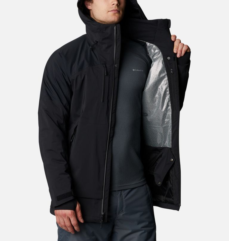 Thumbnail: Men's Wild Card Insulated Ski Jacket, Color: Black, image 8