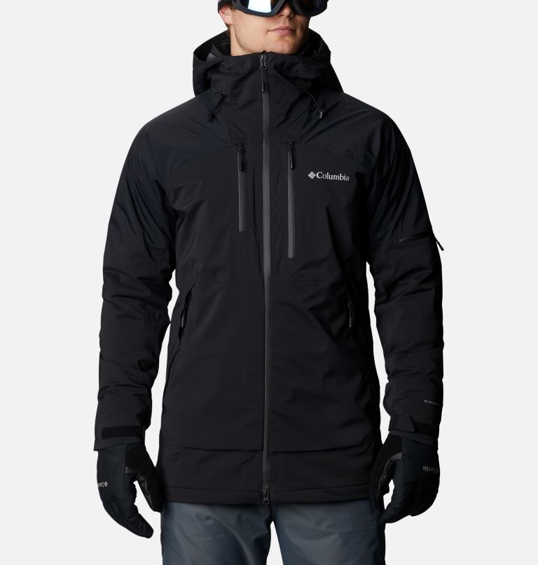 Thumbnail: Men's Wild Card Insulated Ski Jacket, Color: Black, image 1