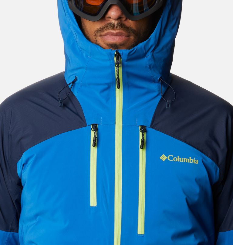 Men's Wild Card Ski Jacket, Color: Bright Indigo, Collegiate Navy, image 4