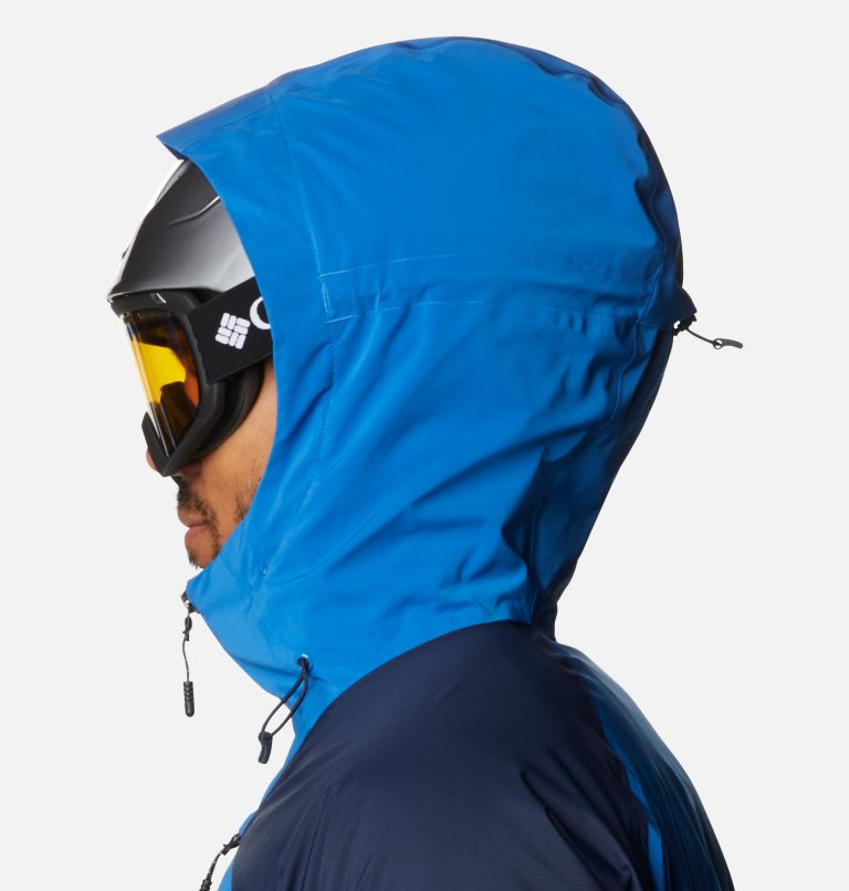 Men's Wild Card Ski Jacket, Color: Bright Indigo, Collegiate Navy, image 8
