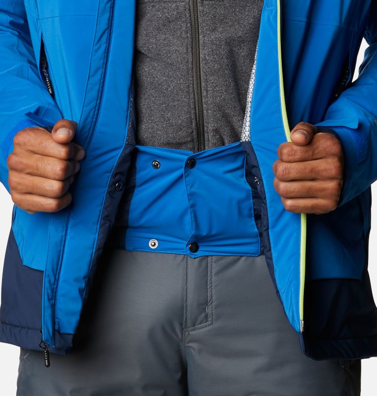 Men's Wild Card Ski Jacket, Color: Bright Indigo, Collegiate Navy, image 11