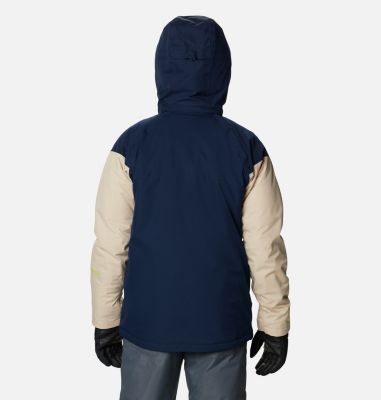 Men's Peak Divide&trade; Ski Jacket Peak Divide&trade; Jacket | 464 | S, Collegiate Navy, Ancient Fossil, back