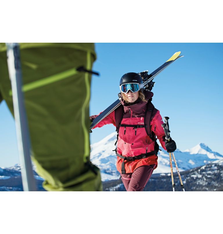 Manteau Peak Pursuit 3L pour femme, Color: Bright Geranium, Malbec, Bold Orange, image 13