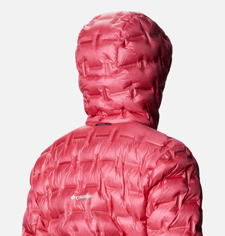 W Alpine Crux Down Jacket | 673 | XS, Color: Bright Geranium, image 6