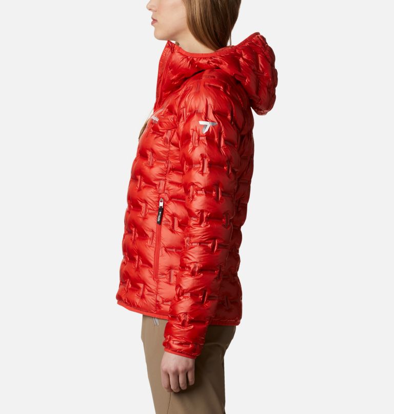 W Alpine Crux Down Jacket | 843 | M, Color: Bold Orange, image 3