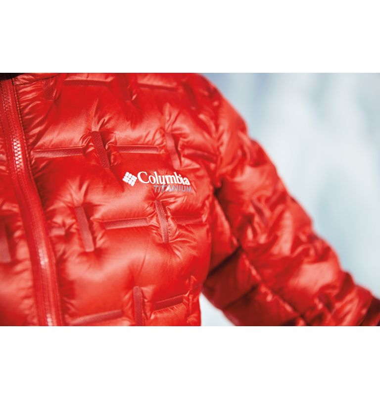 W Alpine Crux Down Jacket | 843 | M, Color: Bold Orange, image 8