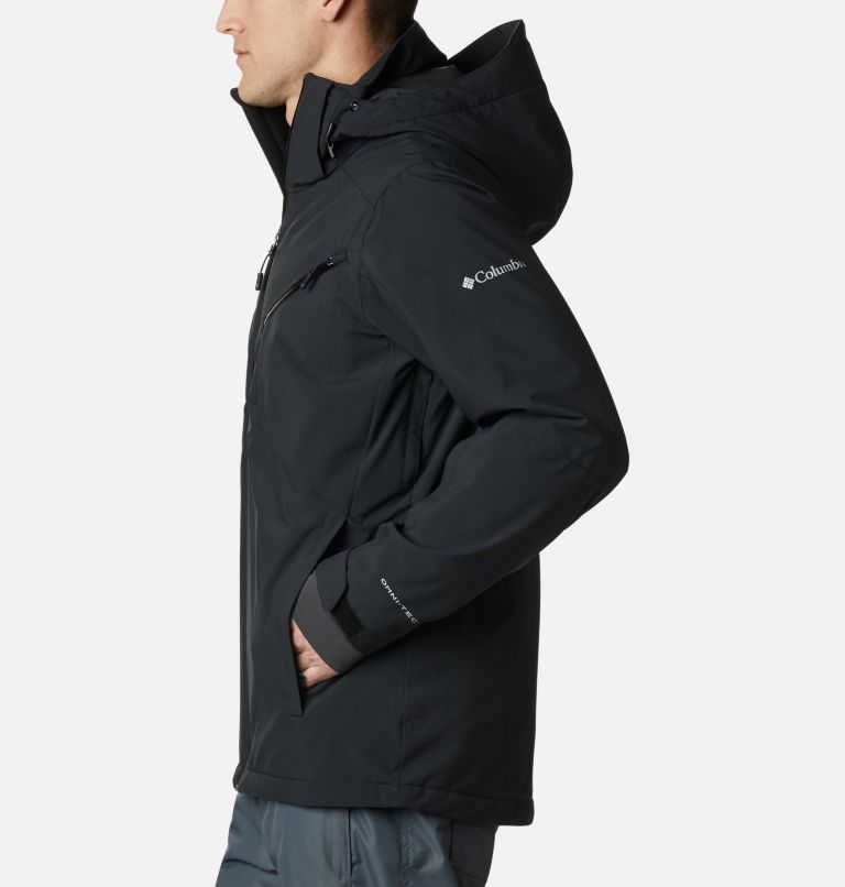 Thumbnail: Men's Powder 8s Insulated Ski Jacket, Color: Black, image 3