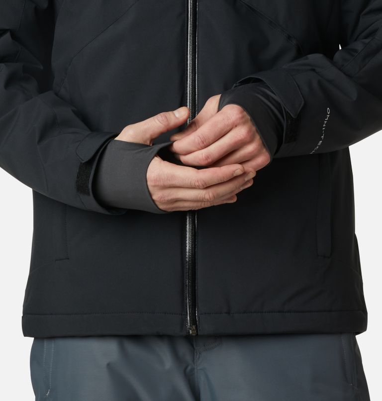 Men's Powder 8s Insulated Ski Jacket, Color: Black, image 7