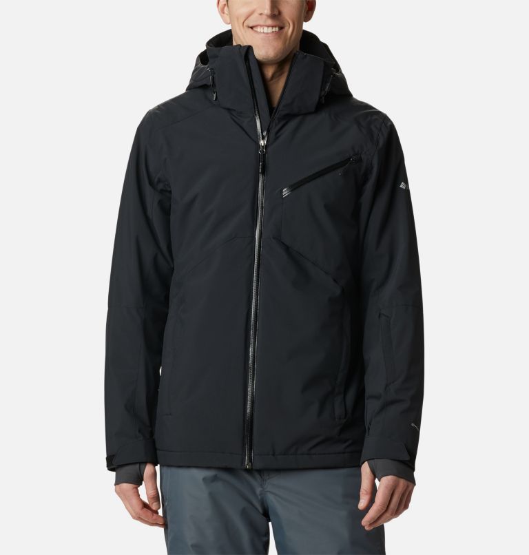 Men's Powder 8s Insulated Ski Jacket, Color: Black, image 1
