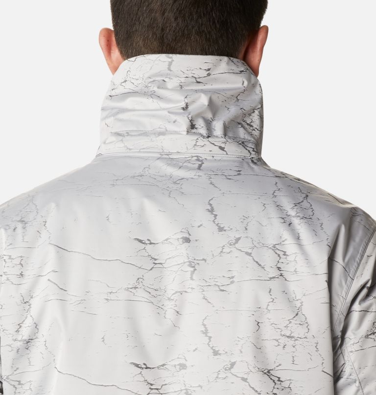 Men's Powder 8s Insulated Ski Jacket, Color: Nimbus Grey Jacquard