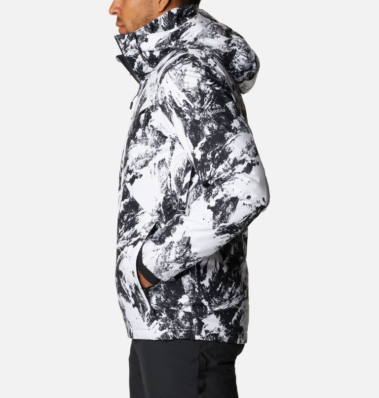 Men's Powder 8s Ski Jacket, Color: White Berg Print