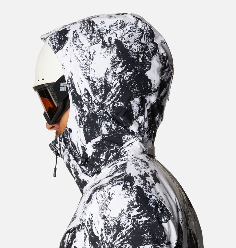 Men's Powder 8s Ski Jacket, Color: White Berg Print