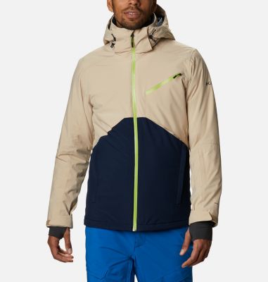 Men's Powder 8s Ski Jacket Powder 8's&trade;Jacket | 613 | M, Collegiate Navy, Ancient Fossil, front