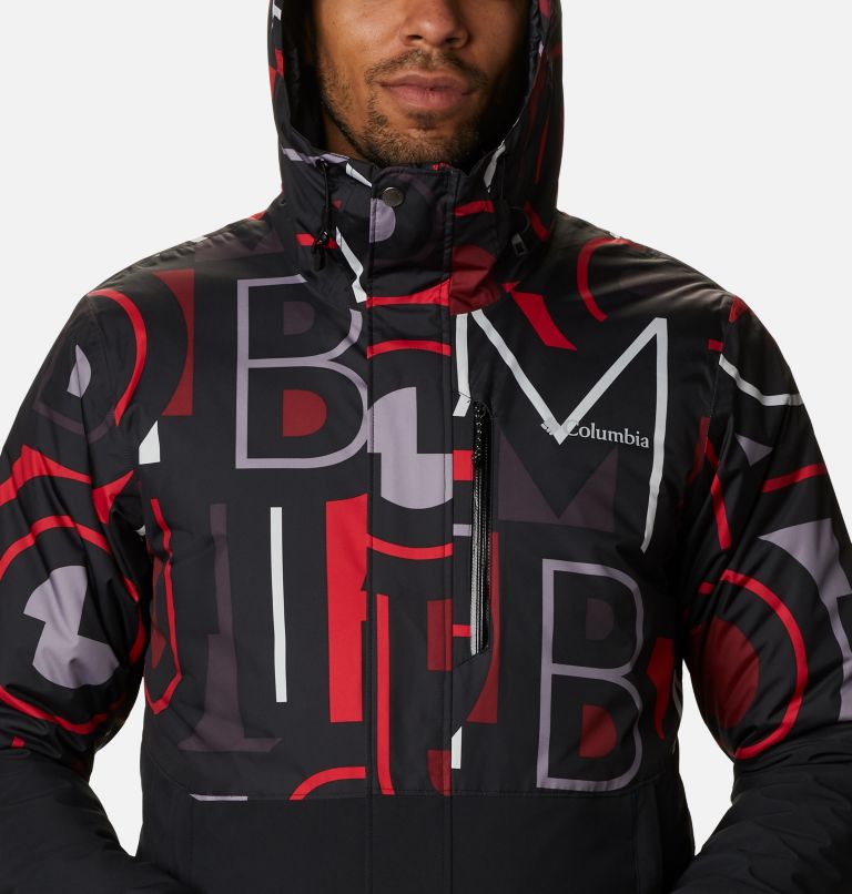 Winter District Jacket | 011 | L, Color: Black, Black Typo, image 4