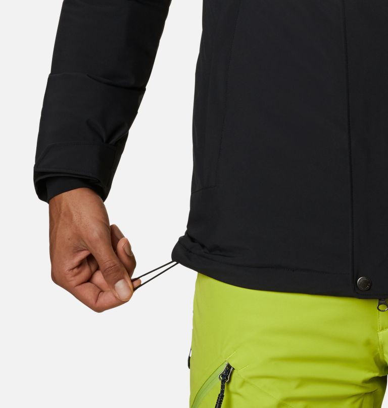 Winter District Jacket | 012 | XXL, Color: Black, White Typo, image 7