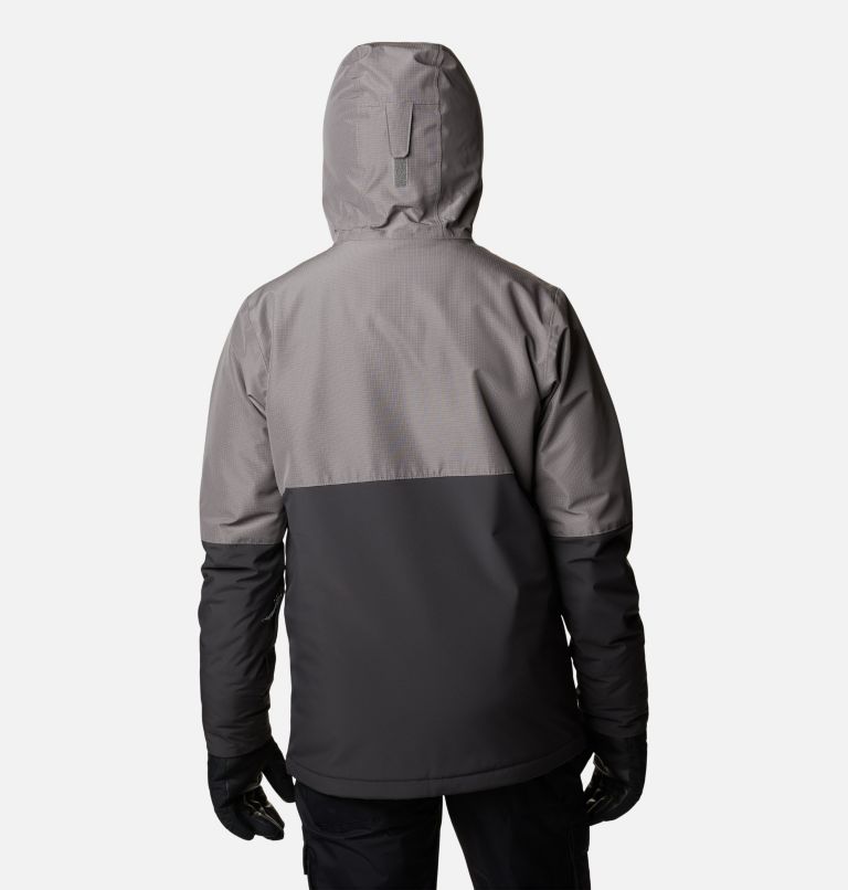 Thumbnail: Men's Winter District Insulated Ski Jacket, Color: Shark, City Grey Ripstop, image 2