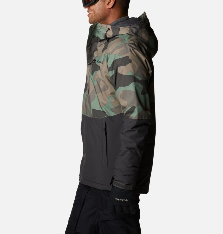 Thumbnail: Men's Winter District Insulated Ski Jacket, Color: Shark, Cypress Mod Camo Print, image 3