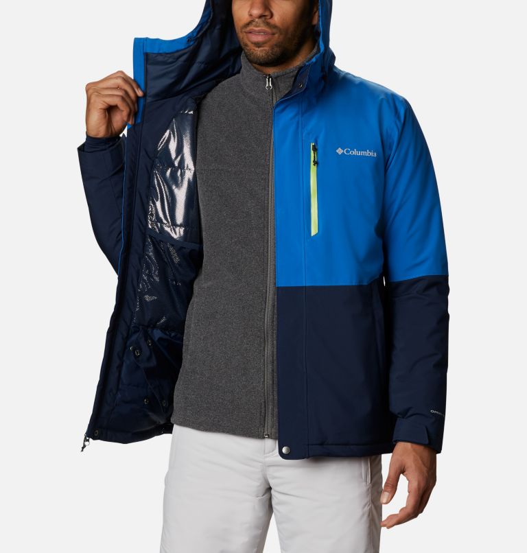 Winter District Jacket | 468 | XL, Color: Collegiate Navy, Bright Indigo, image 5