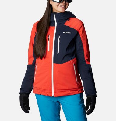 Giacca da sci imbottita Wild Card da donna Wild Card&trade; Insulated Jacket | 370 | XS, Bold Orange, Dark Nocturnal, front