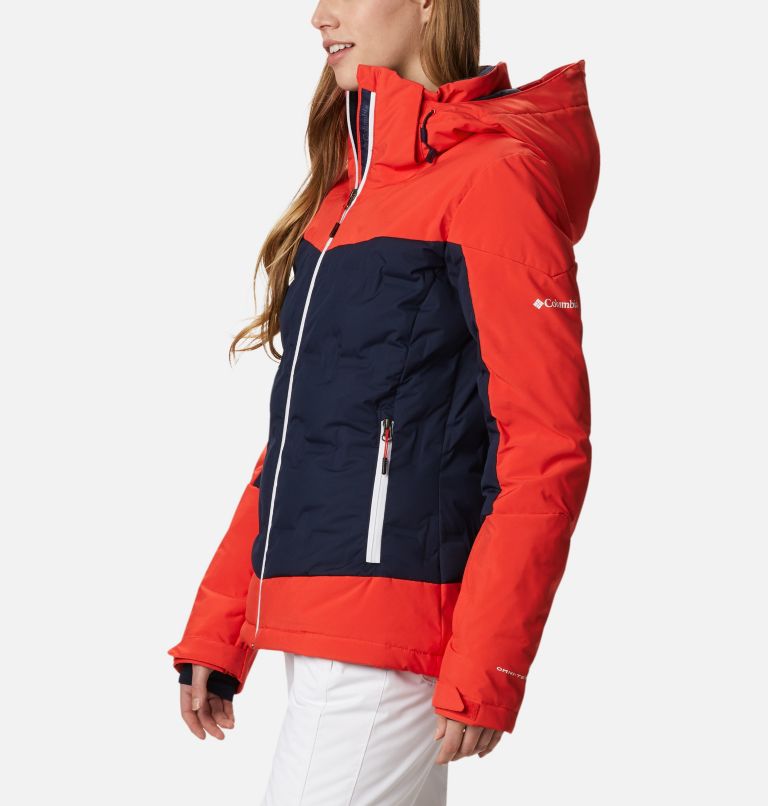 Manteau en duvet Wild Card pour femme, Color: Dark Nocturnal, Bold Orange, image 3