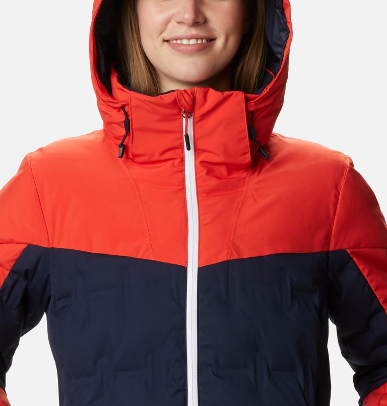 Manteau en duvet Wild Card pour femme, Color: Dark Nocturnal, Bold Orange, image 4