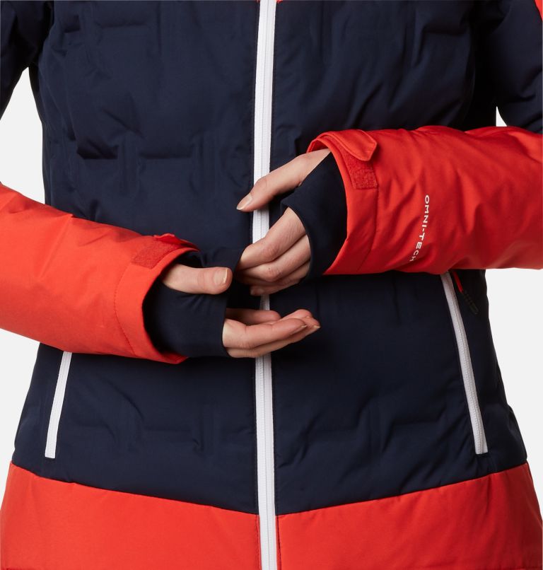 Manteau en duvet Wild Card pour femme, Color: Dark Nocturnal, Bold Orange, image 10