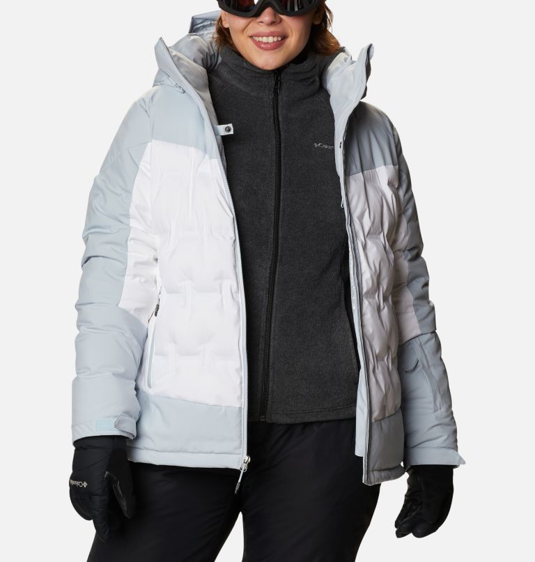 Manteau en duvet Wild Card pour femme - Grandes tailles, Color: White, Cirrus Grey, image 12