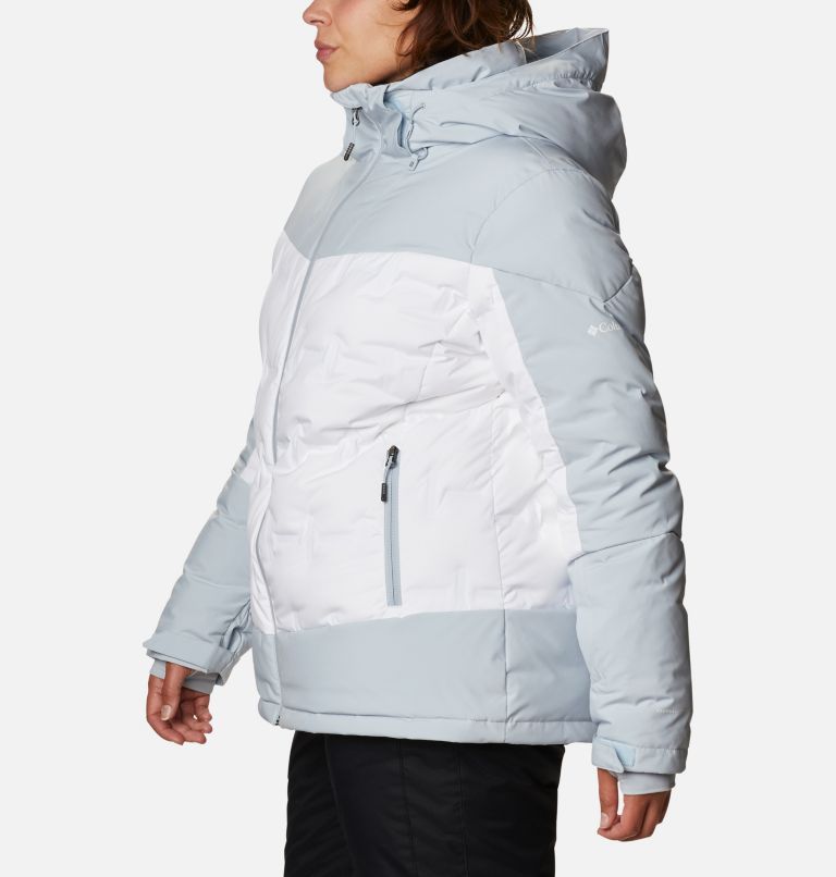 Manteau en duvet Wild Card pour femme - Grandes tailles, Color: White, Cirrus Grey, image 3