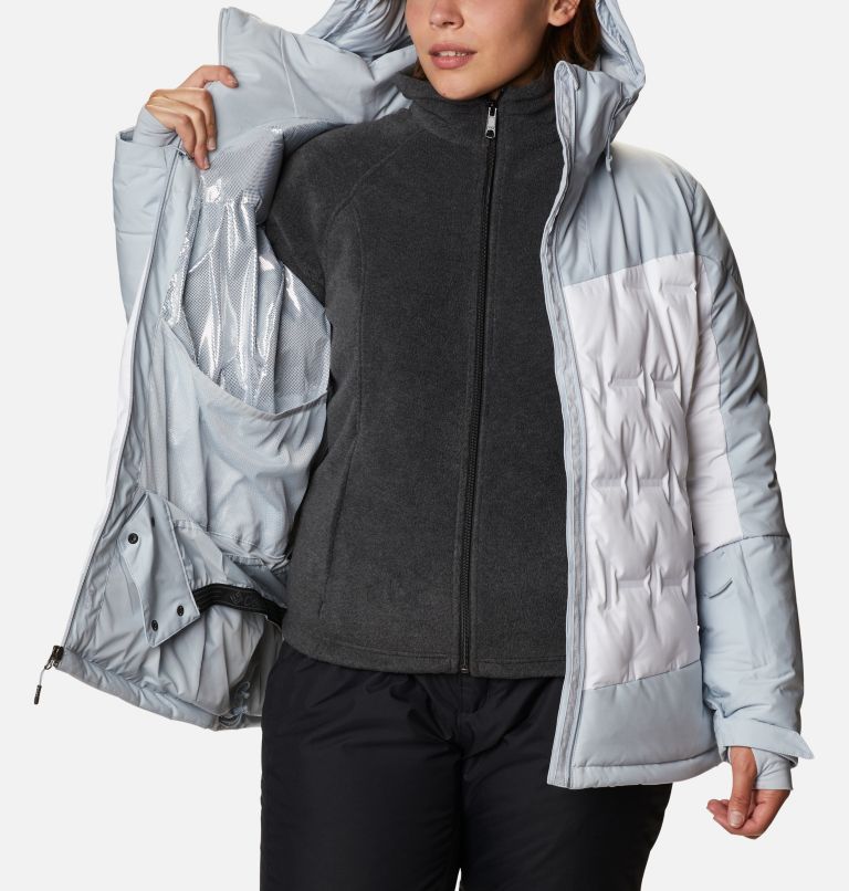 Manteau en duvet Wild Card pour femme - Grandes tailles, Color: White, Cirrus Grey, image 5
