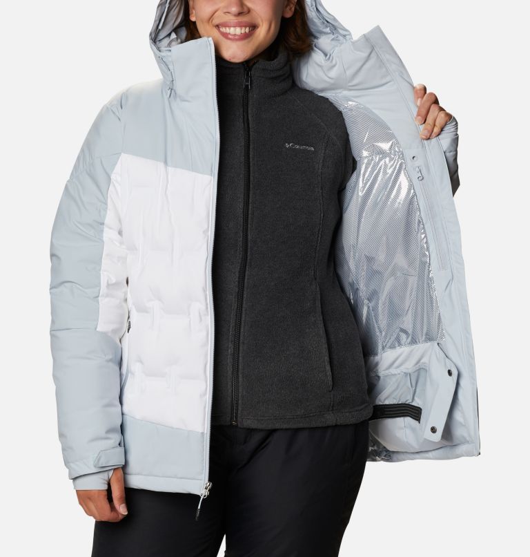 Manteau en duvet Wild Card pour femme - Grandes tailles, Color: White, Cirrus Grey, image 6