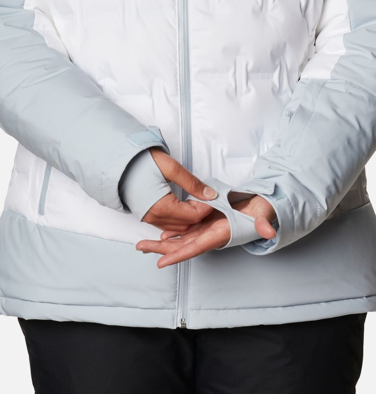Manteau en duvet Wild Card pour femme - Grandes tailles, Color: White, Cirrus Grey, image 10