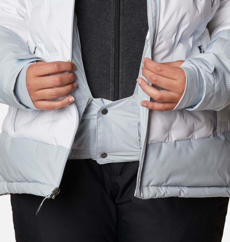 Manteau en duvet Wild Card pour femme - Grandes tailles, Color: White, Cirrus Grey, image 11