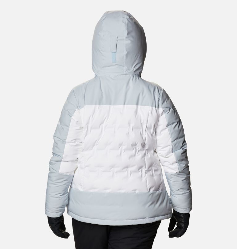 Manteau en duvet Wild Card pour femme - Grandes tailles, Color: White, Cirrus Grey, image 2