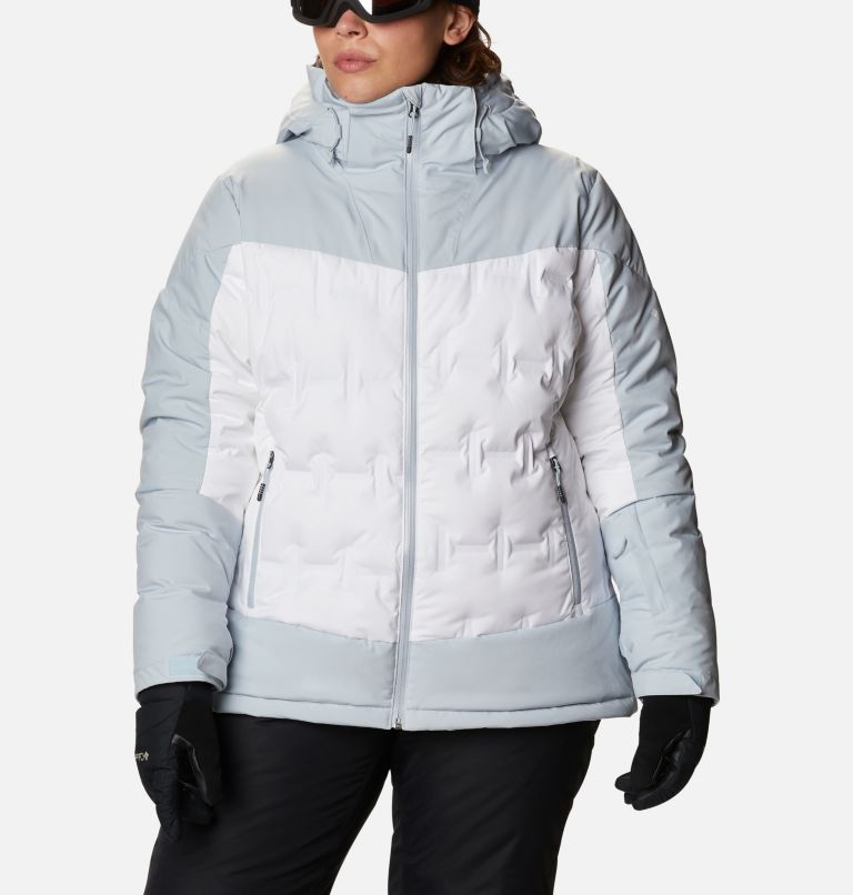 Manteau en duvet Wild Card pour femme - Grandes tailles, Color: White, Cirrus Grey, image 1